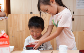 食事の様子